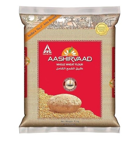 Aashirvaad Whole Wheat Flour 4*5kg (20kg)